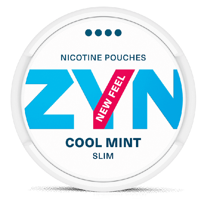 ZYN Slim Cool Mint Extra Strong New Feel Product Label