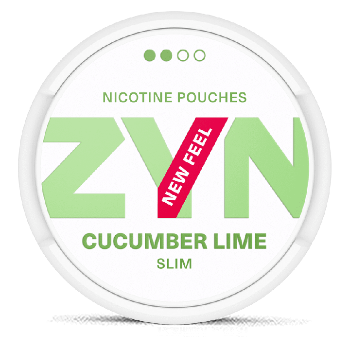 ZYN Slim Cucumber Lime New Feel Product Label