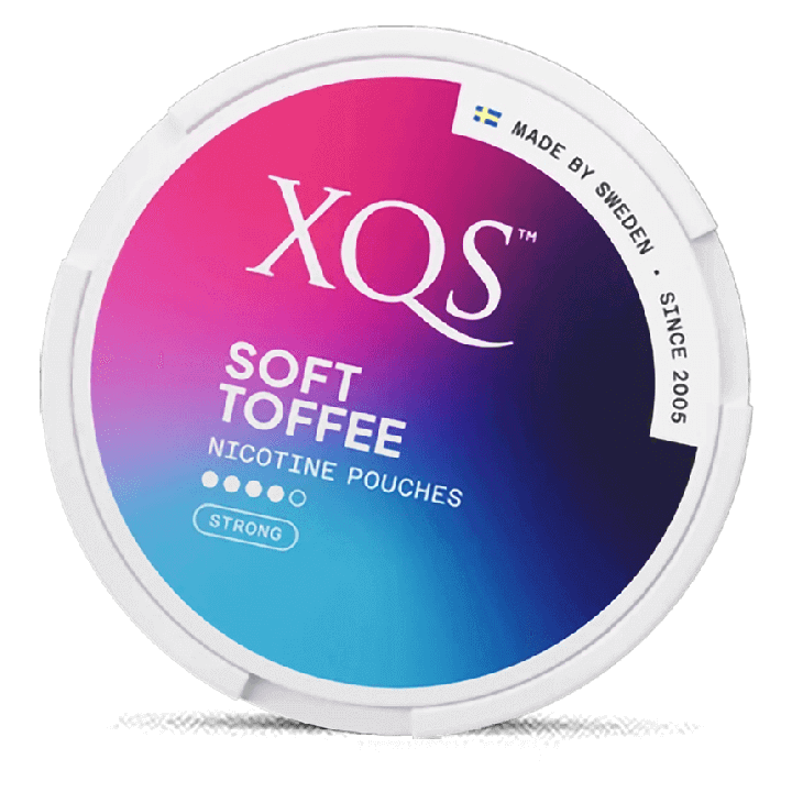 XQS Soft Toffee Strong Product Label