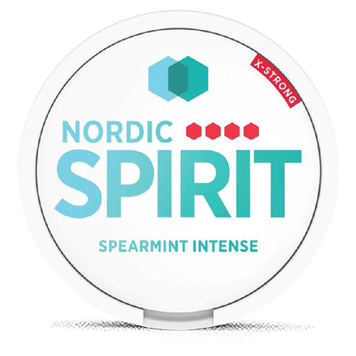 Nordic Spirit Spearmint Intense Strong Product Label