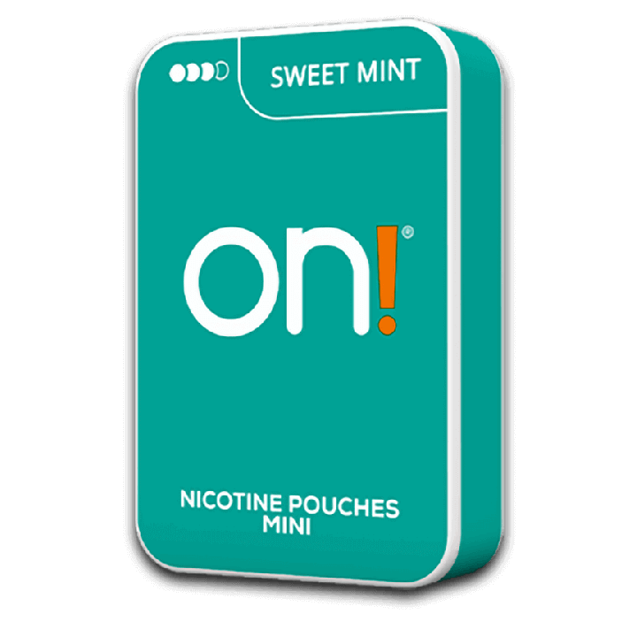 on! Sweet Mint 6 mg Product Label