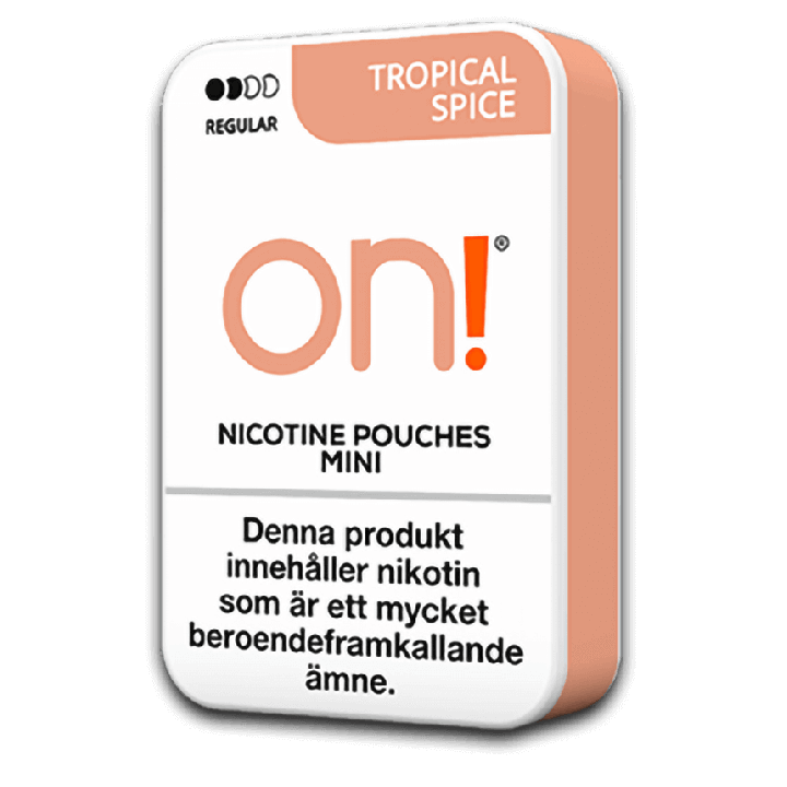 on! Tropical Spice 3 mg Product Label