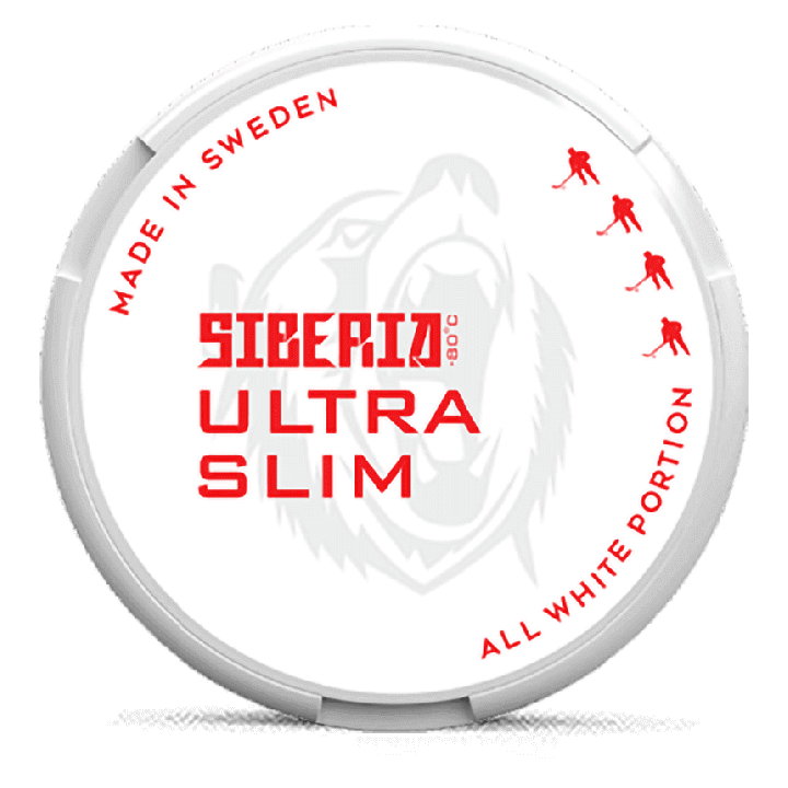 Siberia -80 All White Ultra Slim Portion Product Label