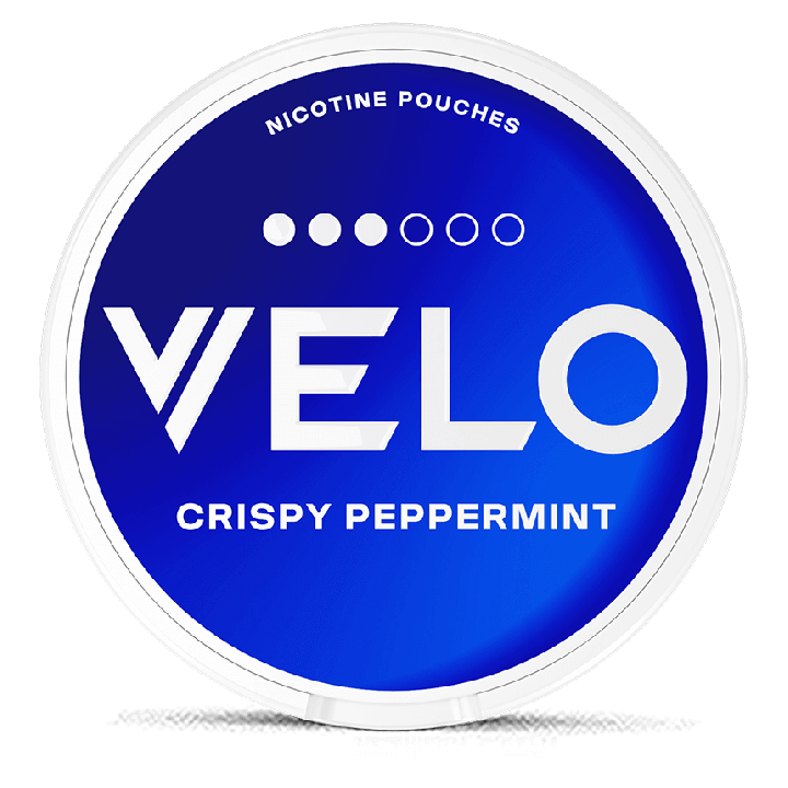 VELO Crispy Peppermint Mini Product Label