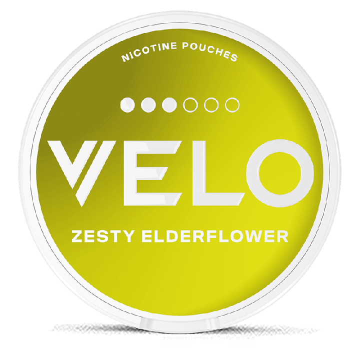 VELO Zesty Elderflower Product Label