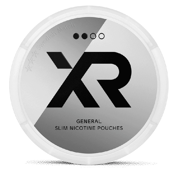 XR General Slim All White Product Label