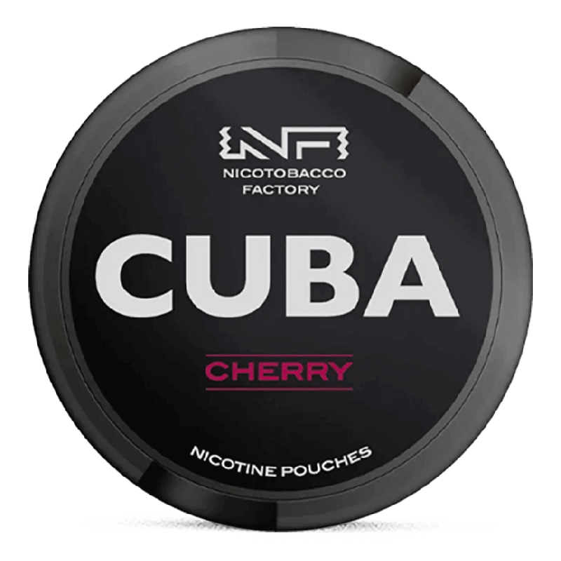 CUBA Black Cherry Slim Product Label