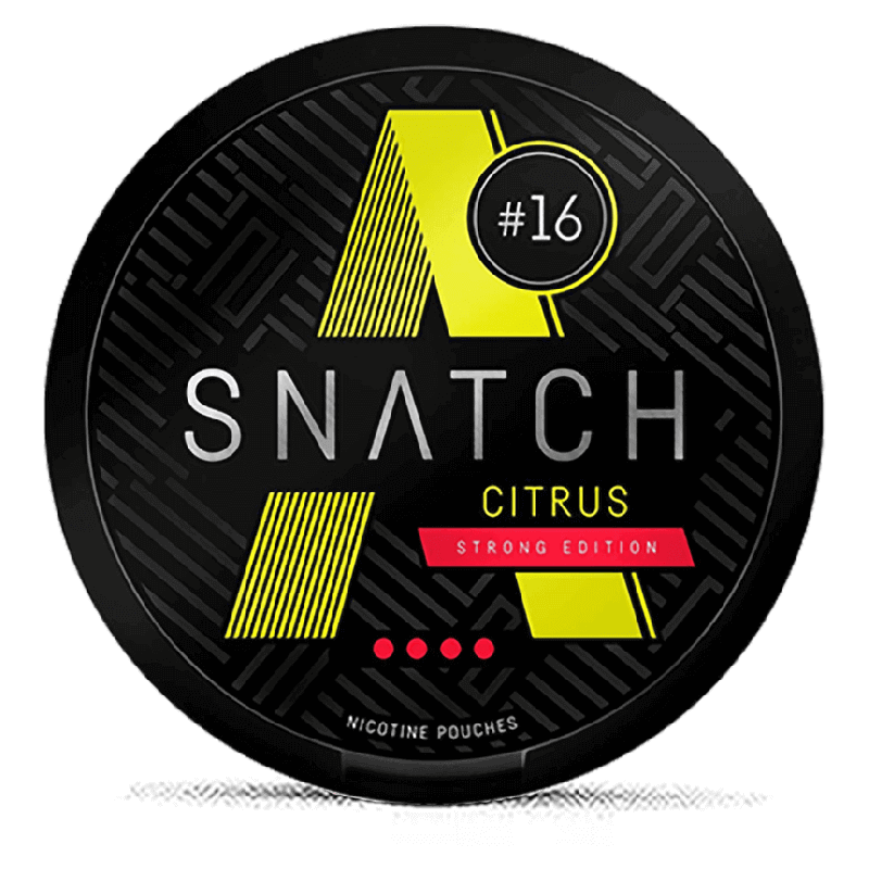 Snatch Citrus 16 mg Product Label