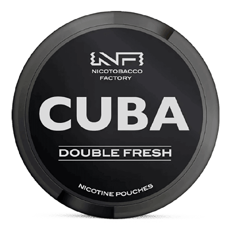 CUBA Black Double Fresh Slim Product Label