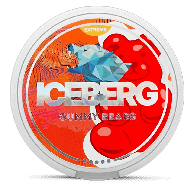 Iceberg Gummy Bears Product Label