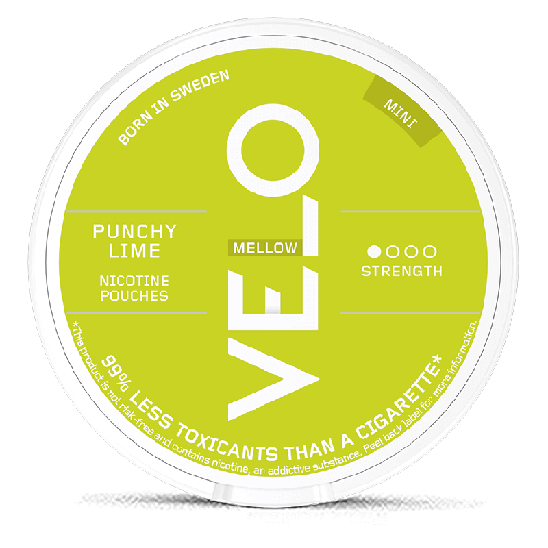 VELO Punchy Lime Product Label