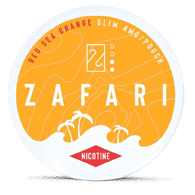 Zafari Red Sea Orange Product Label