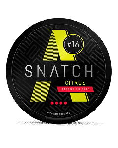 Snatch Citrus 16 mg Product Label