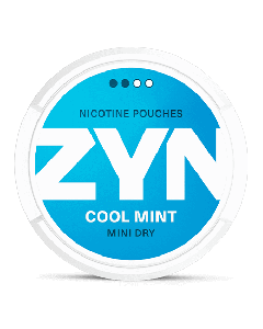 ZYN Mini Dry Cool Mint snus can at Snusdaddy.com