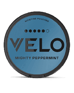 VELO Mighty Peppermint Ultra Product Label