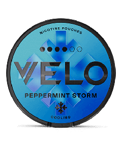 VELO Peppermint Storm Product Label