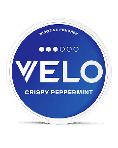 VELO Crispy Peppermint Product Label