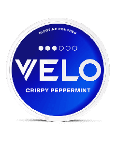 VELO Crispy Peppermint Mini Product Label