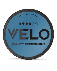 VELO Mighty Peppermint Product Label